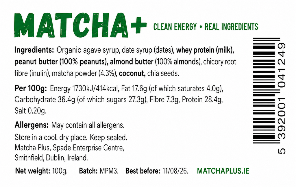 Matcha High Protein Bites