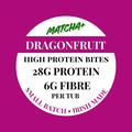 Pink Dragonfruit High Protein Bites